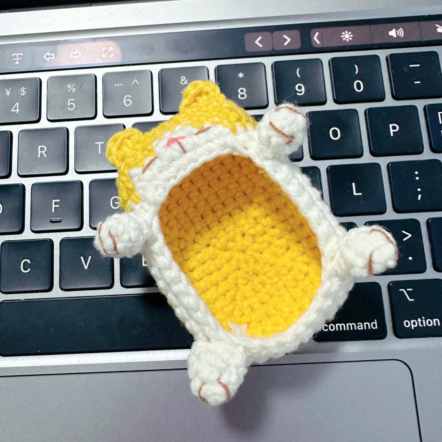 猫猫车钥匙包手工钩织毛线挂件编织可爱实用送朋友礼物DIY材料包