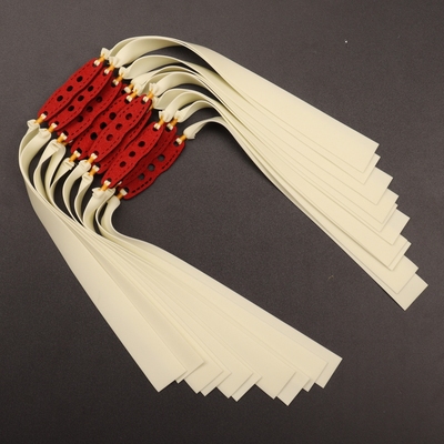 高弹力耐用扁皮筋白骨筋短拉中拉长拉2cm弹弓精绑免结皮筋