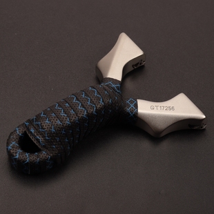 不锈钢夜宴龙齿弹弓大全快压成年人户外竞技精品弹弓