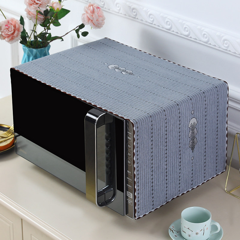 微波炉罩防滑耐磨微波炉烤箱通用防尘盖巾厨房家用烤箱罩布