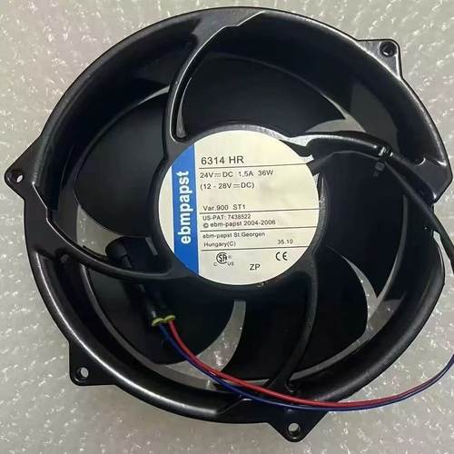 德国ebmpapst 6314HR-900 DC24V 36W 17251 ABBACS510变频器风扇