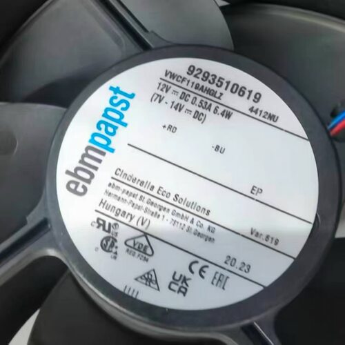 全新原装德国4412NU  12V 0,53A 6.4W 散热风扇
