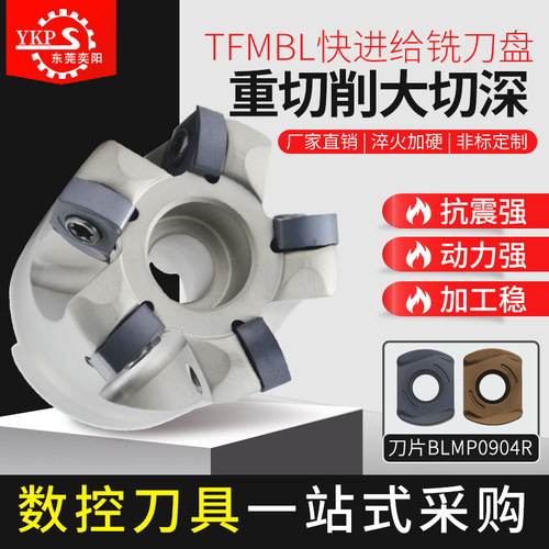 YKP重型快进给切削TFMBL铣刀盘