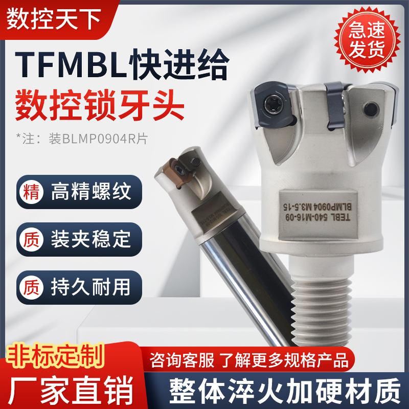 TFMBL09快进给锁牙头深腔开粗