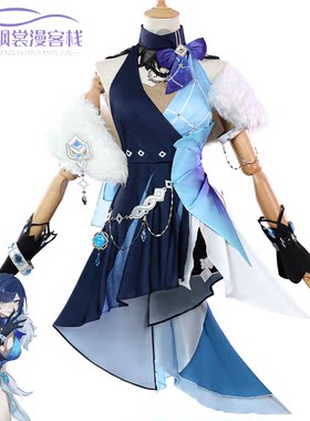 夜兰静暇雅宴cos游戏原神夜兰新皮肤静暇雅宴cosplay二次元服装