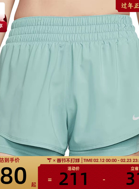 NIKE耐克女子AS ONE MR 3IN 2N1 SRT运动休闲短裤DX6013-017