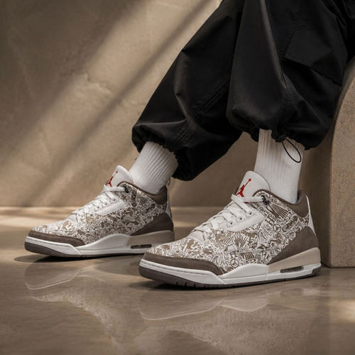 尖货丨NIKE耐克男子AIR JORDAN 3复刻运动鞋篮球鞋JA1369-001