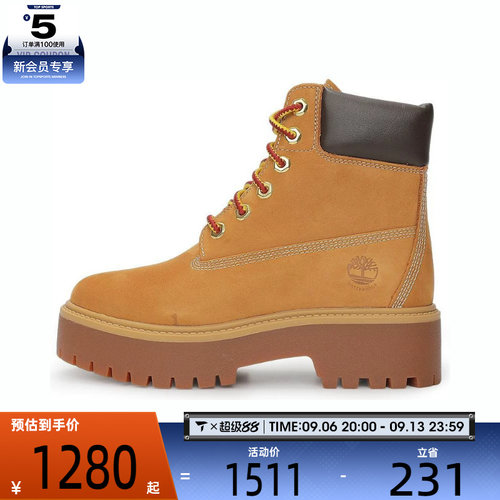 Timberland添柏岚女子6 IN LACE WATERPROOF BOOT运动休闲鞋A5RJD