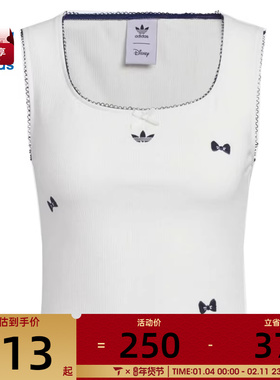 adidas阿迪达斯三叶草女子运动休闲无袖T恤KC3102