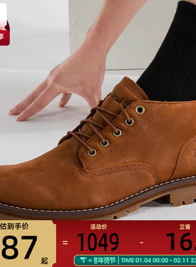 Timberland添柏岚男子棕色复古靴户外休闲运动鞋A2BFY