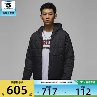 010 NIKE耐克男子JORDAN篮球夹克舒适休闲保暖棉服外套FZ3163
