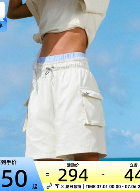 NIKE耐克女子AS W NSW WVN HR SHORT运动休闲短裤IH9273-047
