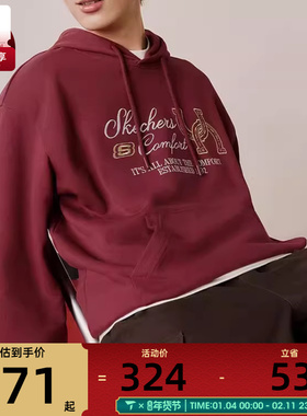 马年系列丨SKECHERS斯凯奇男女运动休闲套头衫卫衣L126U006-02WW