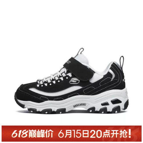 【TOP】SKECHERS斯凯奇大童鞋SKECHERS GIRLS休闲鞋996212L-BKW