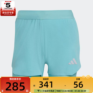 KE2281 W运动休闲短裤 adidas阿迪达斯女子adi365 2in1