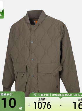 Timberland添柏岚男子AF Quilted运动休闲棉服外套A6N3Y-BK0