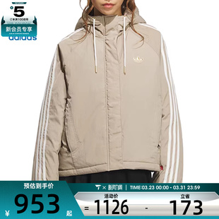 PA运动棉服KA5314 JACKET adidas阿迪三叶草女子LNY