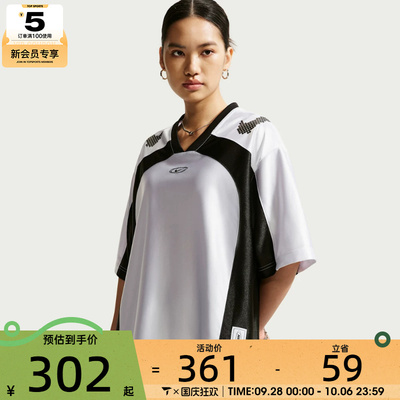 NIKE耐克女子AS STREET GFX JERSEY运动休闲短袖T恤IQ6138-101
