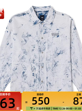 VANS范斯男子CNY DENIM SHACKET运动健身夹克外套VN000R5KF48