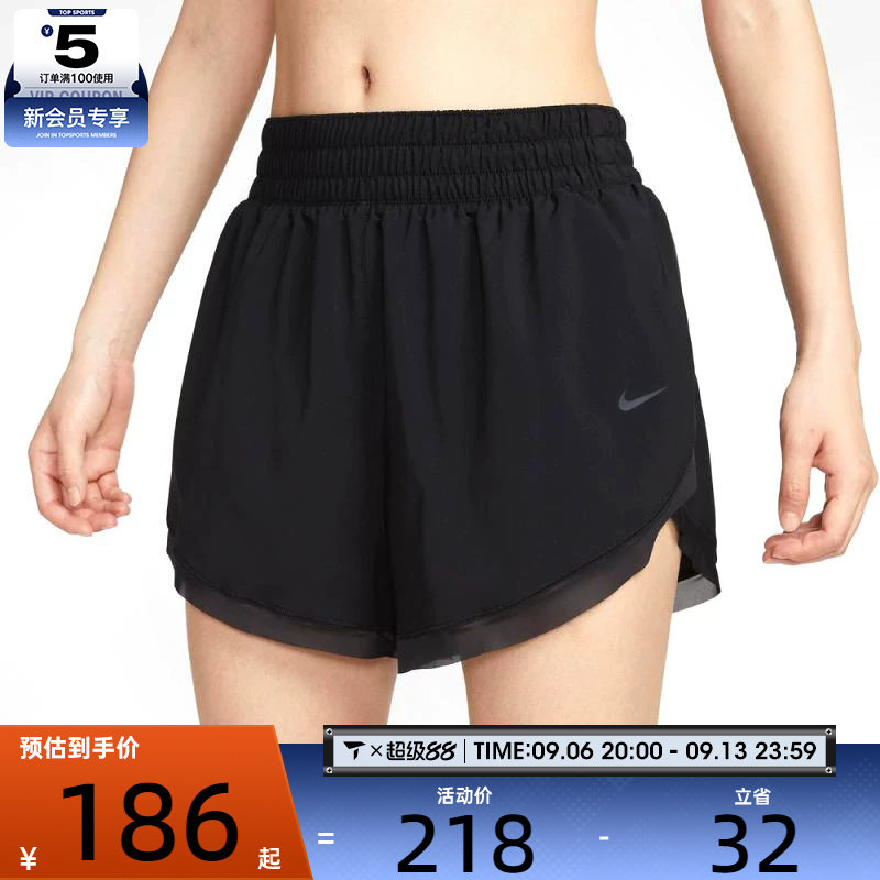 NIKE耐克女子AS W NK ONE DF HR 3IN BR运动休闲短裤HV3504-010图片