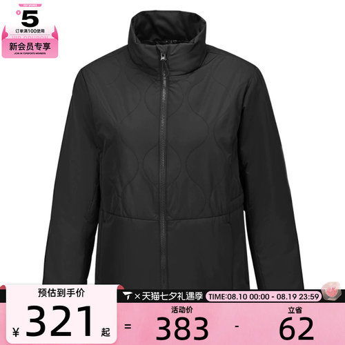 SKECHERS斯凯奇女子运动休闲棉服外套P125W027-0018