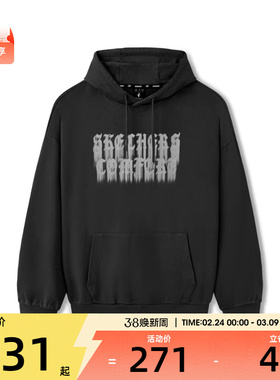 SKECHERS斯凯奇男女运动休闲套头衫卫衣L325U047-0018