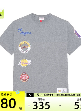 Mitchell&ness中性短袖运动T恤短袖运动T恤TCRW4989-LALYYPPPGYHT