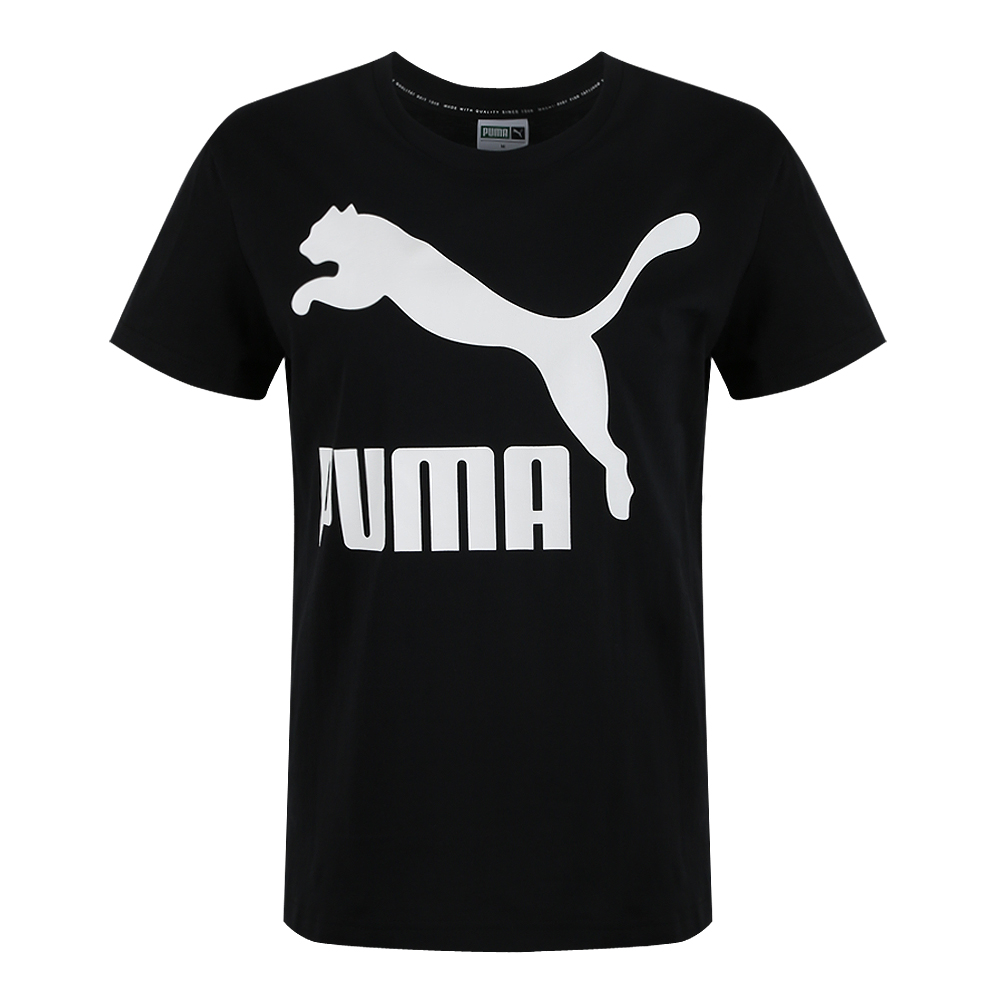 puma /彪马女都短袖黑色打底t恤热销24件假一赔三