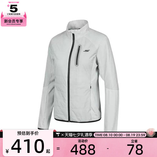 SKECHERS斯凯奇女子运动健身夹克外套P424W224-00C1