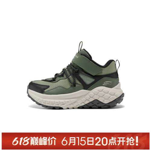 【TOP】SKECHERS斯凯奇大童鞋BOYS DLITES运动休闲鞋405335L-OLBK
