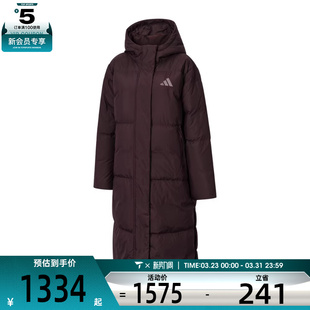 DOWN运动羽绒服 长JV6198 PUFF adidas阿迪达斯女子W