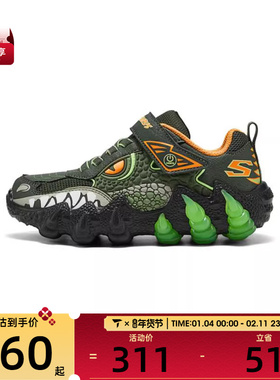 SKECHERS斯凯奇大童SKECHERS BOYS运动休闲鞋400121L-OLV