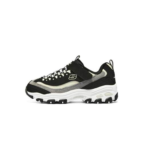 【TOP】SKECHERS斯凯奇大童鞋GIRLS运动休闲鞋DLITES302524L-BKNT