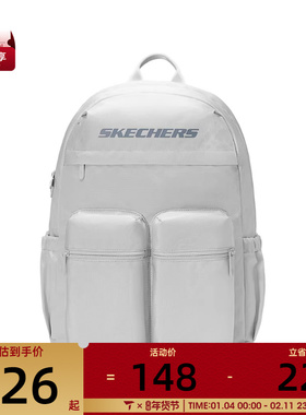 SKECHERS斯凯奇男女运动休闲双肩包L225U146-00MV