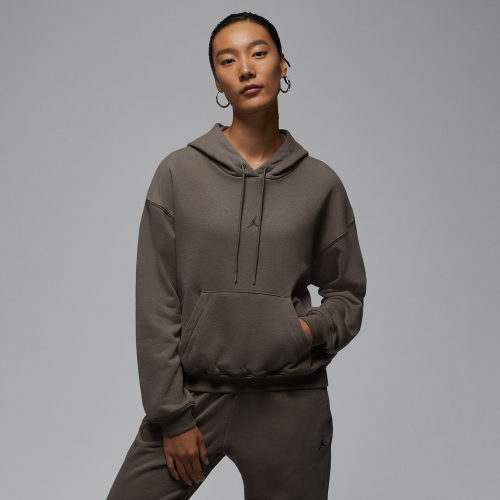 NIKE耐克女子jordan运动休闲针织连帽套头衫卫衣IB2499-040