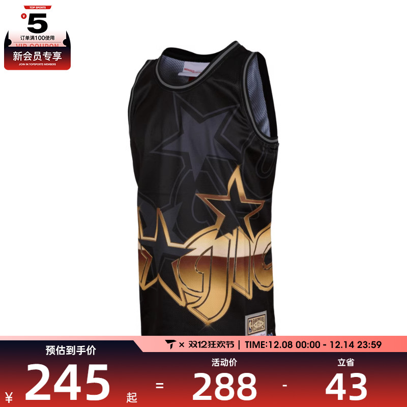 Mitchell&ness米切尔和内斯男女无袖T恤TMTK1258-OMAYYPPPBLCK