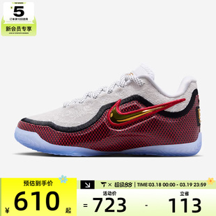 NIKE耐克男大童詹姆斯“惊艳首秀”运动训练实战篮球鞋IQ6710-100