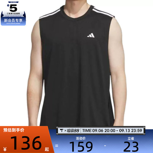 adidas阿迪达斯男女BB ALWRLD TANK运动休闲无袖T恤KE5906