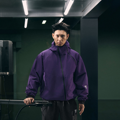 adidas阿迪达斯男子FOS运动休闲连帽夹克外套KG9411