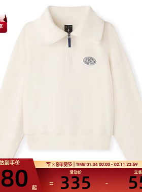 SKECHERS斯凯奇女子运动休闲套头衫卫衣L425W035-01B4