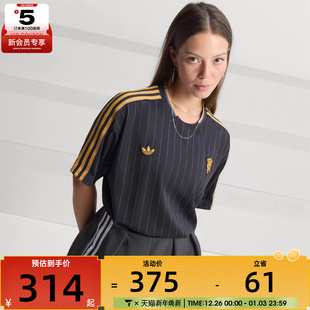 T恤JN2818 JSY运动休闲短袖 adidas阿迪达斯男女MUFC ICON