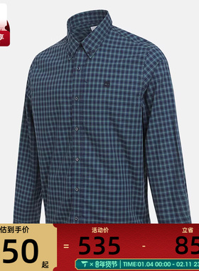 Timberland添柏岚男子Gingham运动休闲长袖衬衫A6N23-G66