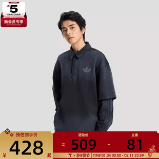 adidas阿迪达斯三叶草男子运动休闲长袖T恤KR5053