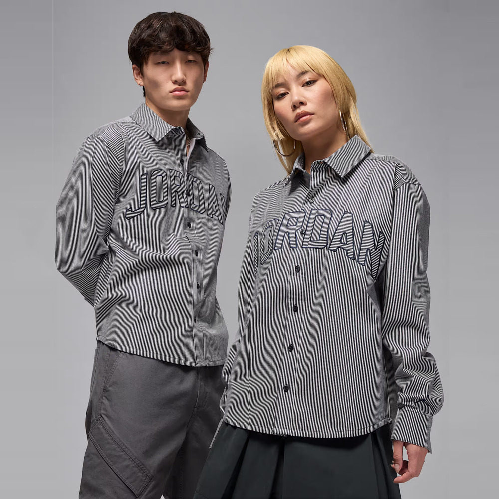 NIKE耐克男子AS M J FLT OXFORD 运动休闲长袖衬衫IB0318-451