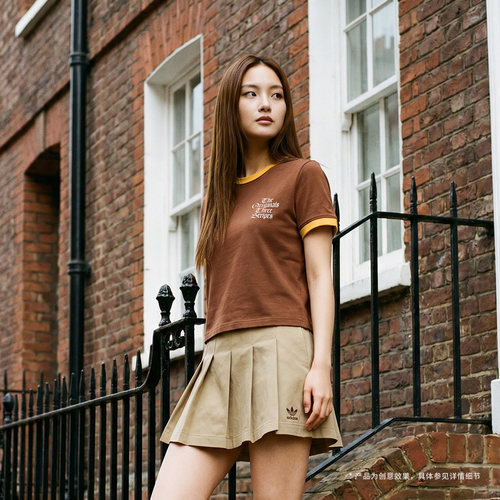 adidas阿迪达斯三叶草女子OG W TEE SS 2运动休闲短袖T恤KT3061