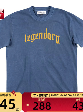 Mitchell&ness中性MitchellNess 传奇队 重磅T恤针织短