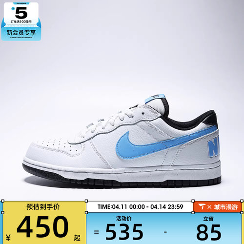 NIKE耐克男子BIG NIKE LOW运动休闲鞋355152-107