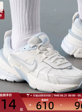 NIKE耐克女子V2K RUN复古时尚缓震户外运动休闲鞋FD0736-009