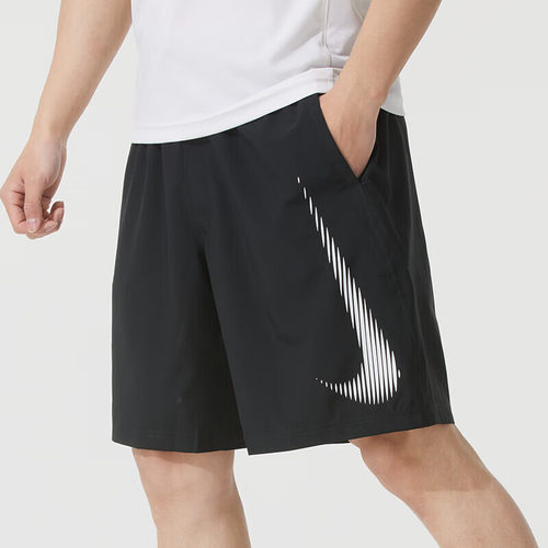NIKE耐克男子运动训练跑步宽松舒适百搭五分裤短裤HJ4046-010