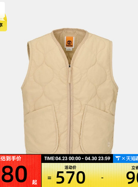 Timberland添柏岚男女AF QuiltedVes运动休闲棉马甲A5SHY-Y94
